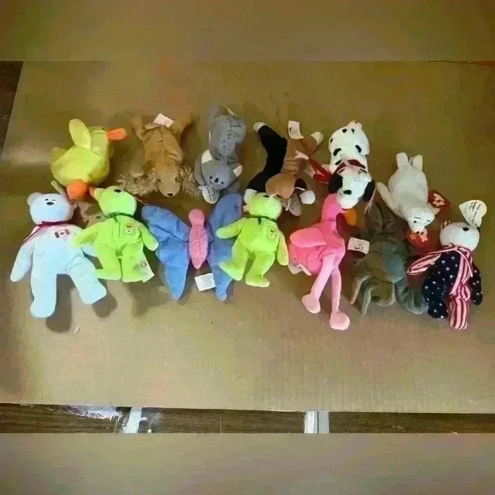 Teenie Beanie Babies - (13) TY Teanie Beanie Babies